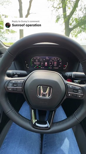 Honda Accord Hybrid Sunroof Operation Explained
