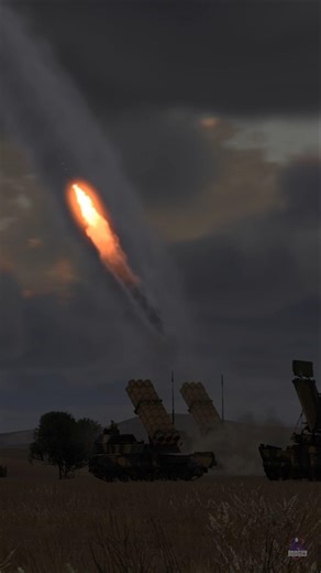 USA Missile Barrage Lights Up the Sky – WT Simulation! #shorts #short