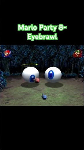 Mario Party 8 Eyebrawl #shorts #mario #shortvideo #marioparty8 #minigames