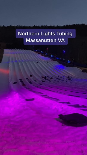 Northern Lights Tubing Adventure at Massanutten, Virginia