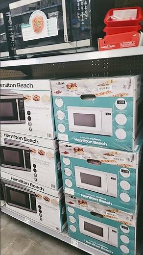 Microwaves at Walmart