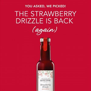 Our limited-edition Strawberry Drizzle returns (again), just in time to sweeten Christmas! Made from the freshest Beerenberg strawberries, picked straight from the patch, it’s a fan favourite for good reason. Buy it online or at our Farm Shop while it lasts. | Beerenberg