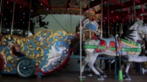 Merry-Go-Round, Carousel, Amusement Park. Free Stock Video