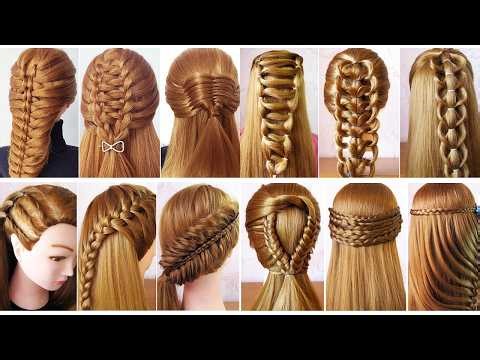 12 Easy Braid Hairstyle Tutorials 😍 Hairstyle Transformations | Braided Hairstyles for School