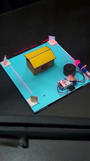 Laser light security system with Ldr sensor #laser #system #ldr #shortsfeed #arduino #viralvideo#new