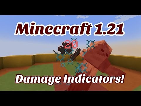 Minecraft 1.21 Damage Indicator Datapack!