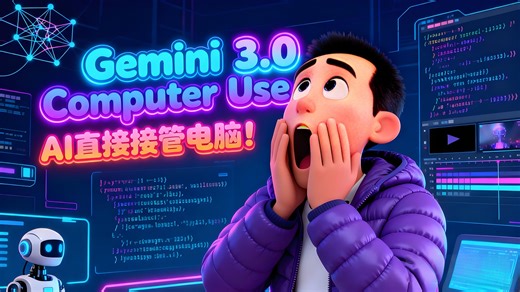Gemini 3 Computer Use！AI 正式接管电脑！