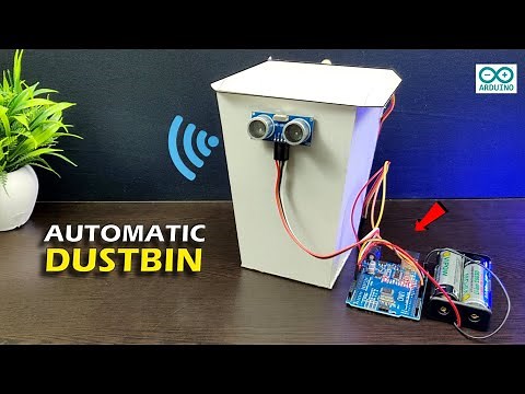 How To Make An Automatic Object Sensing Smart Dustbin|| Smart Dustbin|| Arduino #smartdustbin
