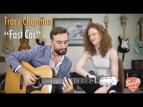How to Play Tracy Chapman "Fast Car" - Easy Beginner Guitar Songs Lesson