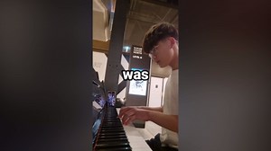 Piano battle on a public piano