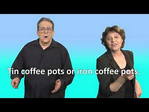A proper copper coffee pot tongue twister for ESL English practice