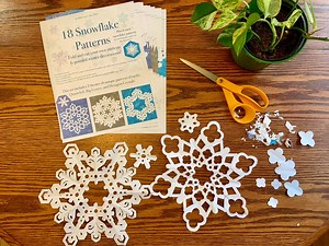 18 Printable Snowflake Patterns, Set D - Etsy