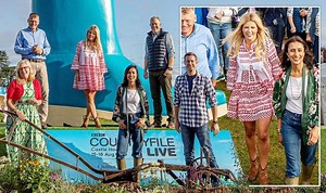 Ellie Harrison: Countryfile Live host wows in thigh-skimming dress