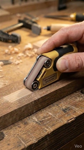 Realistic Mini Belt Sander 🔥 Compact DIY Tool in Action
