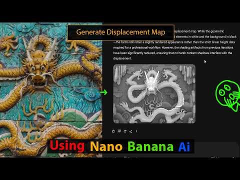 Generate Displacement Map with Nano Banana Ai