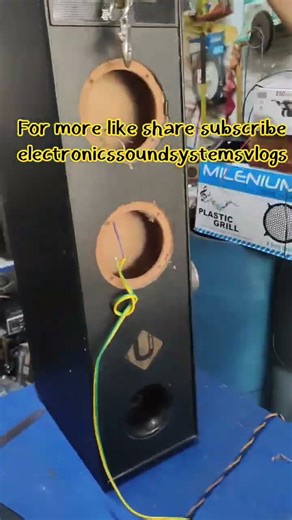 Tower speaker repair and testing #repair #towerspeaker #subwoofer