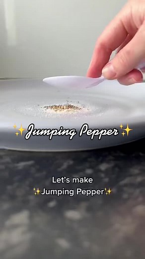 Fun Science Experiment: Jumping Pepper