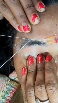 how to Threading tutorial for beginners step by step#ytshorts#eyebrow#trending#viral#whatsappstatus