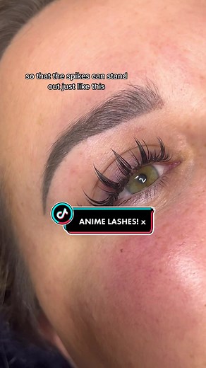 Anime Lash Style Experiment: 5 Seperate Spikes on Natural Lashes