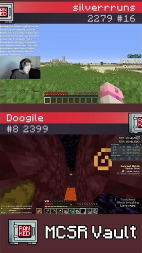 When you mess up at the SAME TIME... #minecraft #mcsr