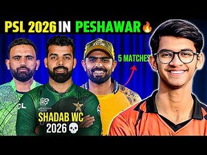 PSL 2026 MATCHES IN PESHAWAR 😍 | Shadab Khan’s WC 2026 Comeback | PSL 11 UPDATES
