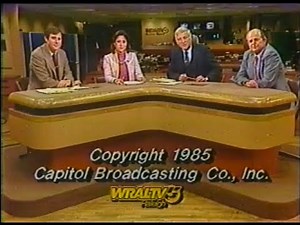Wral TV Newscast from April 10, 1985! Yes, the classic newsteam old video found!