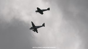 26K views · 832 reactions | Dragon Rapide and Spitfire Flypast | Keith Jones Airshow Videos | Facebook