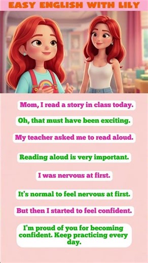 Speak Easy English Daily | Reading in Class | Learn English with Lily 🌸
