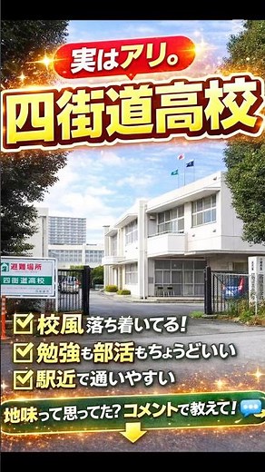四街道高校って実際どう？正直レビューTOP5 #高校受験 #高中志願 #千葉県高校 #高校生 #中学2年生 #高校選び #高校紹介 #千葉の高校
