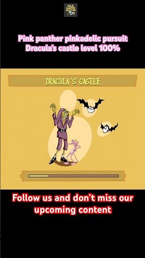 Pink panther pinkadelic pursuit Dracula’s castle level 100%