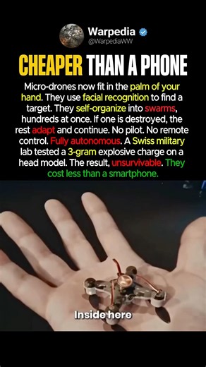 Why Micro-Drones Are The Scariest Weapon Nobody Talks About #shorts