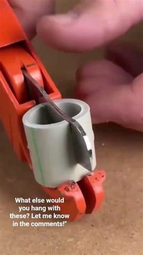 Easy DIY Tool Holder Hack! #howto #crafts #pvcprojects #diyideas #homemaintenance #creative