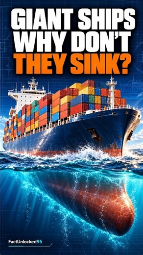 Why Giant Ships Don’t Sink?