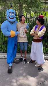 Aladdin asking Thomas where he is headed to next #autism #autismawareness #autismacceptance #asd #autismdad #differentnotless #specialneeds #disneyland #magickingdom #disneyfan #disney #disneylife #disneyparks #disneycaliforniaadventure #dca #disneycharacters #disney100 #aladdin #genie #fantasyland #disneylove | MagicWithThomas