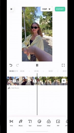 Seamless transition TUTORIAL on Filmora Mobile! #seamlesstransitions #videotutorial #tiktoktending