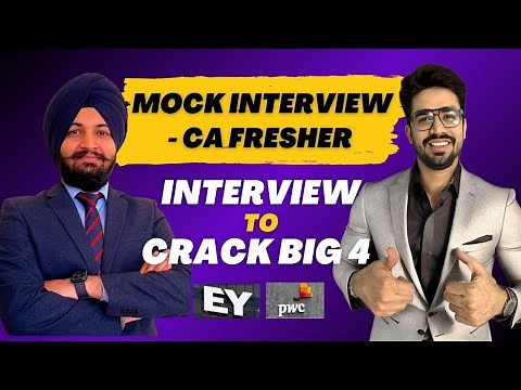 How to give interview for CA Fresher | Mock Interview for CA Freshers | CA fresher campus interview
