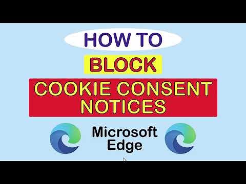 How To Block The Cookie Consent Notices On The Edge Web Browser | PC |