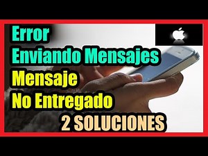 No puedo Enviar Mensajes de Texto en iPhone I Error al Enviar SMS (No Entregado) I 2 Soluciones 2025
