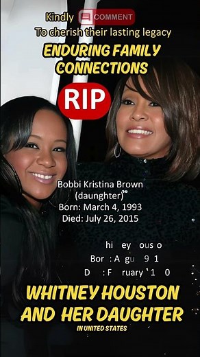 Whitney Houston and Her Daughter: A Heartfelt Tribute to Their Unbreakable Bond