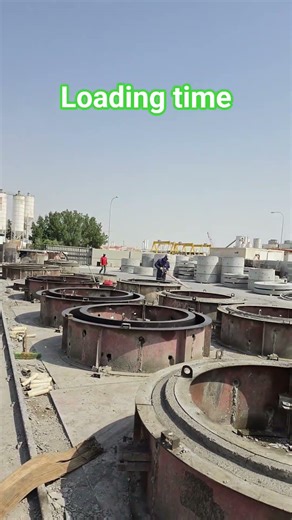 Loading precast manhole. #artbeton#precast#construction