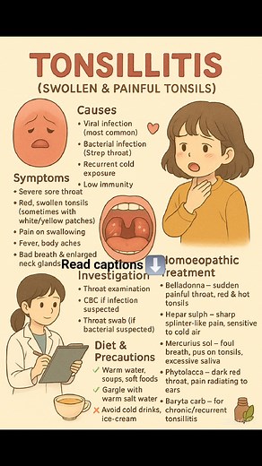 29K views · 77 reactions | Tonsillitis (Swollen & Painful Tonsils) 勺...