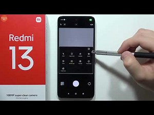 Redmi 13: Camera Settings Open