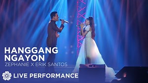 750K views · 2.9K shares | *Kilabot sa galing* heto na ang Live Performance Video ni Erik Santos at Zephanie ng "Hanggang Ngayon" live from Zephanie At The New Frontier Theater 勞❤️ | Star Music PH | Facebook