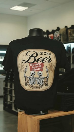 3.4K views · 17 reactions | Introducing our “Beer Never Broke My Heart” shirt – a tribute to the timeless sentiment captured by that popular country artist in his hit song. This shirt is not just an article of clothing; it’s a celebration of life’s simple pleasures and the enduring joy that a cold beer can bring. | Side Action Apparel | Facebook