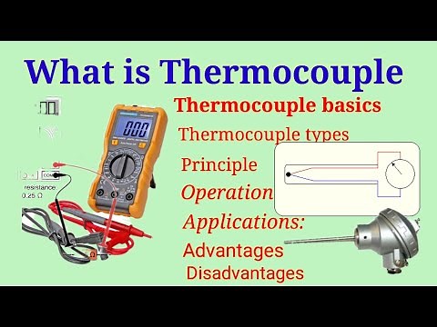 Thermocouple basics and types of thermocouple!T-type,J-type,K-type,E-type,R-type,B-type!Applications