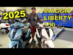 All New 2025 Piaggio Liberty 150 Robot's First Look