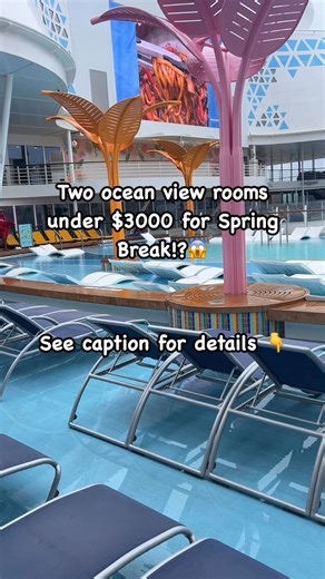 Two oceanview rooms for Spring Break under $3K?  YES — and here’s...