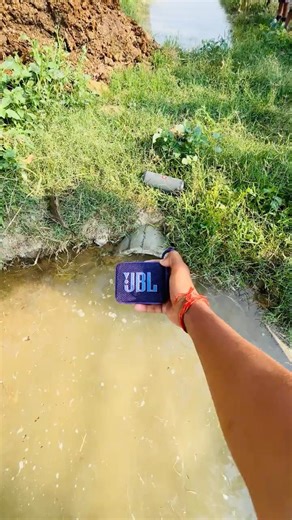 Jbl speaker Go 4 water drop pool test