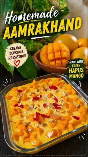 Fresh Hapus Mango Aamrakhand That Looks Expensive #HomemadeSweet #Hapus #Aamrakhand