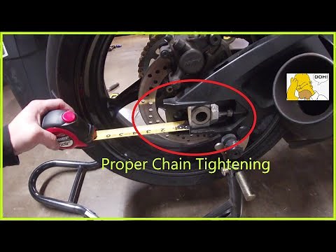 GSX-R Chain Adjust How Too 2011-2024